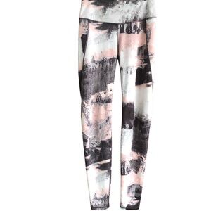 H&M Sport Leggings Grey White Pink Black Size XS —#036